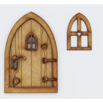 3d Lesene Pravljice Vrt Vrata Ročno Izdelani Diy Vrata Dekoracijo Miniaturni Pravljice Vrt Znaki Lutka Hiša Vrata Obrti HouseDoor#p30