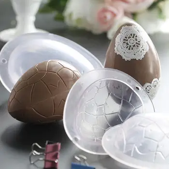 3D Veliko Jajce plastike, sladkarije, čokolada plesni pecivo iz polikarbonata plesni Slaščice okrasitev orodja čokolada J7Z3