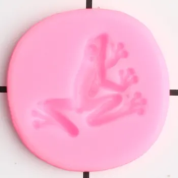 3D Žaba Silikonsko Plesni Živali Cupcake Pokrivalo Fondat Torta Dekoraterstvo Orodja Sladkarije Polimerne Gline Čokolada Gumpaste Kalupi