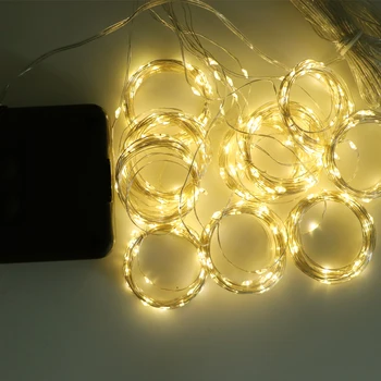 3M na Prostem LED Solarna Svetilka Niz Luči, Zavese Garland za Novo Leto Božični Okraski Sončni Vrt Pravljice Lahka Nepremočljiva