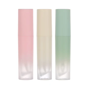 3ml Petg Mat Gradient Barvo Ustnic Glaze Cevi Plastičnih Lip Gloss Kozmetično Embalažo, Posodo, Cev za Steklenice