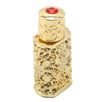 3ML Retro Kovinski Stekleničke Parfuma Arabskem Slogu Eterično Olje Steklenice, Posodo Royal Steklenici svate, Dekoracijo Darilo