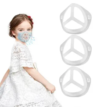3PC Otroci Plastične Maske Nosilec za Večkratno uporabo 3D Usta Masko Ločeno Stojalo Držalo za Otroka Stroj Masko za Podporo