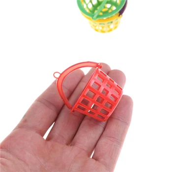 3PCS Barvo Naključno 4,2 cm 1:12 Lutke Miniaturni Model, Igrače in Pribor iz Plastičnih Smeti Pločevinke Košarico