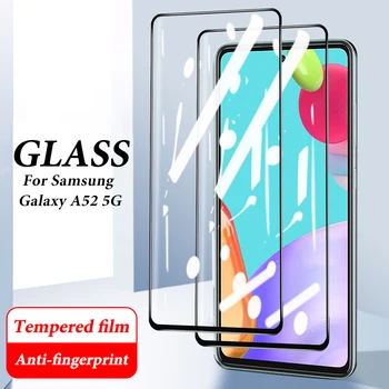 3Pcs Polno Kritje Kaljeno Steklo Za Samsung Galaxy A52 A72 4G 5G A82 A22 A32 Screen Protector For Samsung 52 72 Stekla Film
