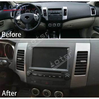 4+64GB Za Mitsubishi Outlander 2006 2007-2012 Avto Multimedijski Predvajalnik, Stereo Android Zvok Radia magnetofon GPS Navi Vodja Enote