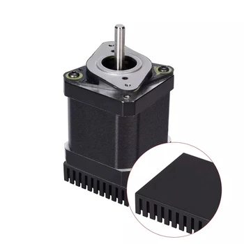 4 Pc Črna Radiator iz Aluminija Motornih Heatsink Ekstrudiran Profil Odvajanje Toplote Elektronski sklop hladilnega telesa za 42 Ftepper Motornih 3D Tiskanja