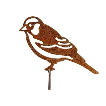 40@ Kovinski Vrabec, Robin Vrt Ptice Dekor Imel Kosa Ustvarjalne Umetno Ptico Na Prostem Vrt Dekoracijo Ornament Kipi