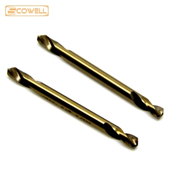 40% OFF SCOWELL 10pack HCO M35 Dvojno Koncu Twist Drill Bit Kobalt Vrtanje Spiralno Vrtanje Svedri Kovinarstvo od 3 mm do 5 mm