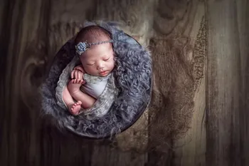 40x160cm Novorojenčka Fotografija Rekviziti Čipke Rob Baby Zavijanje Krpo Dojenčka Ustrelil Fotografije Pribor Ujema Z Baby Glavo