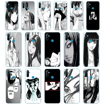 42 Japonski groze strip Tomie darilo Mehki Silikon Tpu mobilnega telefona Primeru za NASPROTNEGA A1K A5S A7 AX7 A5 A9 2020 Realme C3 Primeru