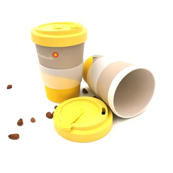 450 ml Nov Slog Bambusa Vlaken Vodo, Vrč Razgradljive Coffeee Pokal Thiken Plastičnih Bottler S Pokrovom Moda Neposredno Pitne Watercup