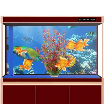 46 cm Zelena Podvodnih Voda Plastičnih Obrat za Aquarium Fish Tank Ornament Dekoracijo