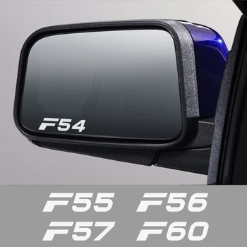 4PCS Avto Rearview Mirror Reflektivni Vinil PVC Nalepke Za Mini Cooper F56 F54 F57 F55 F60 Auto Mirror Dekor Decals Dodatki