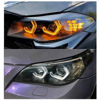 4Pcs LED Angel Eyes Obročki Avto Luč Svetilke DRL Slog Za BMW 4 Serije 5 F30 F32 335i F82 in F80 M3 M4 E90