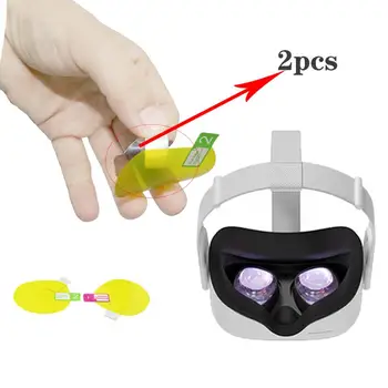4Pcs Mehko Filmov Objektiv Zaščitnik HD Jasno, Film, Oculus Quest 2 VR Virtualne Realnosti Zaščitne Leče Za Quest2 VR Dodatki