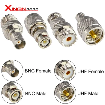 4pcs/nabor BNC, da UHF PL259 adapter RF priključek 4 vrste BNC moški ženski UHF moški Vtič ženski SO239 Jack
