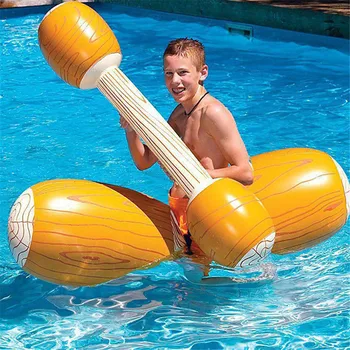 4Pcs/Set Lesa Zrn Napihljivi Plavajoče Plavalni Obroč Družine Odrasli Otroci Zabavno Vode Boj Igrače Pool Party Igrače Oprema