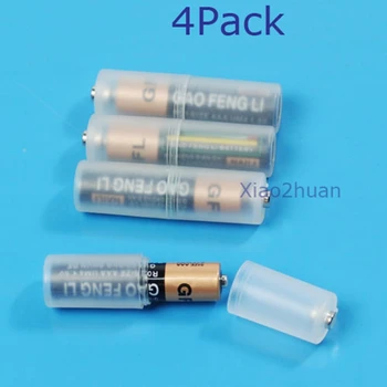 4X Baterije Adapter Converter Velikost AAA R03 do AA LR6 + Plastična Škatla G6DC