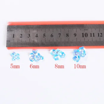 5,6,8 mm Jinguang konkavno slive sequins DIY ročno pribor za oblačila, pribor kroglice
