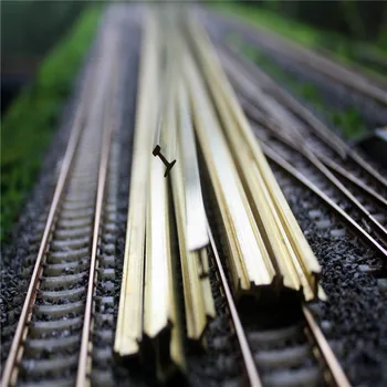 50 cm G Obsegu Model Vlak Kovine, Tračnice za Vlak Postavitev Diorama Železniške Stavbe Materails