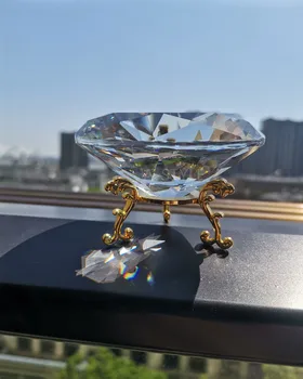 50 mm Barva Kristala Diamanta Stekleni obtežilnik za papir, Dekorativni Stekleni Diamanti Dom Dekoracija dodatna Oprema Poročna Darila