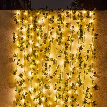 50/na Prostem LED Solarna Svetilka Niz Luči 50/100 Led Listov Pravljice Garland Božično zabavo Nepremočljiva Sončne Luči za Vrt Dekor