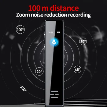 500mah Dotika Upravlja & Odlične Kakovosti Snemanja Dolge Razdalje Snemanje Zvoka Predvajalnik Zmanjšanje Hrupa Zapis WAV