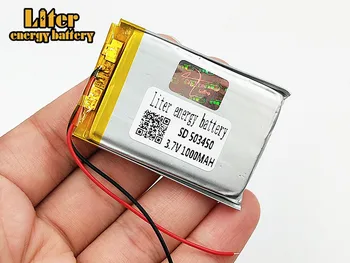 503450 3,7 V,1000mAH 503550 polimer litij-ion / Li-po baterija za Polnjenje za GPS,mp3,mp4,mp5,dvd,bluetooth,model igrača