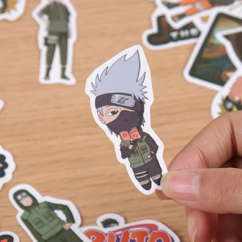 50PCS Anime Risanke Ninja Nepremočljiva Otroci Nalepke Skateboard Kovček Kitara DIY Grafiti Nalepka