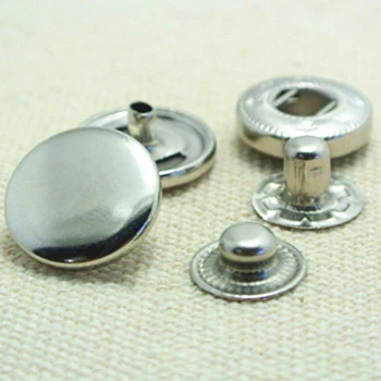 50pcs/set 10 mm 12,5 mm 15 mm 17 mm Kovinsko pritiskači Šivanje Pripni Gumb Fasteners za Šivanje Usnja Craft Oblačila, Torbe, dodatna Oprema