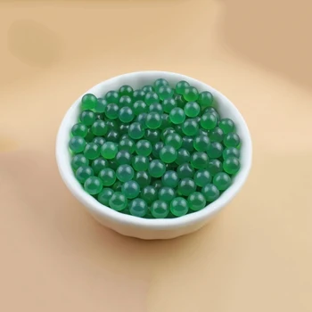 50pcs/vrečko OD 6 mm Terp Biseri Naravne Zelene Agate Žogo Za Quartz Ognjemetne Nohti Stekleni Bong