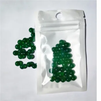 50pcs/vrečko OD 6 mm Terp Biseri Naravne Zelene Agate Žogo Za Quartz Ognjemetne Nohti Stekleni Bong