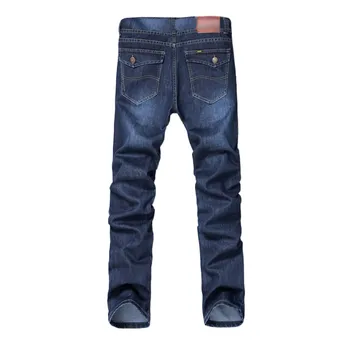 57# 2021 Moških Klasičnih Poslovnih Jeans, Moda Za Priložnostne Primarne Barve, Slim Fit Majhne Naravnost Moške Hlače Traper Hlače Oblačila
