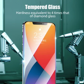 5D Anti-fingerprint Zaščitno Steklo Film za iPhone 8 7 6S Plus Zaščitnik Zaslon za iPhone X XR XS Xs Max SE 2020 stekla