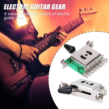 5pcs 5 Način Kitara Pickup Izbirno Stikalo Lahki Prenosni Glasbeni Elementi za ST OR Električni Guitarra Dodatki