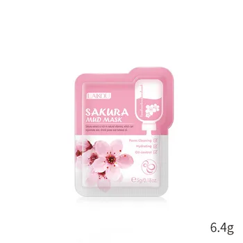 5pcs Japonska Sakura Blatna Maska Proti Gubam Noč Obraza Paketi Kože Čisto Temno Krog Navlažijo Anti-Aging Nego Kože