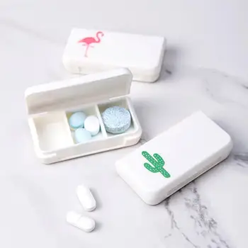 5pcs Pill Box Koristne Praktične Medicine Box Škatla za Shranjevanje za Shranjevanje Posode Tabletke Primeru, da za Potovanje, Kampiranje, Pohodništvo