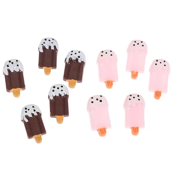 5pcs/Set Mini simulaituion Sladoled Smolo DIY Simulacije Hrana Za Lutke Miniaturni Pribor Polimerne Gline Popsicle