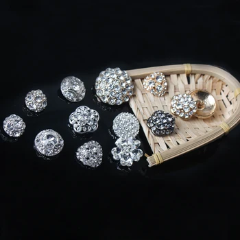 5pcs/veliko Dekle, Kot so Modni Cvet Okrasnih Gumbov Pearl gumb dekoracijo Diy Zlitine Diamantni Kristal Dodatki