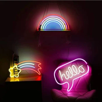 5V USB neonskih luči dnevna soba, spalnica stranka vrstici okna okraski LED nočna lučka darilo zaprtih v ozadju stene oblikovanje razsvetljave