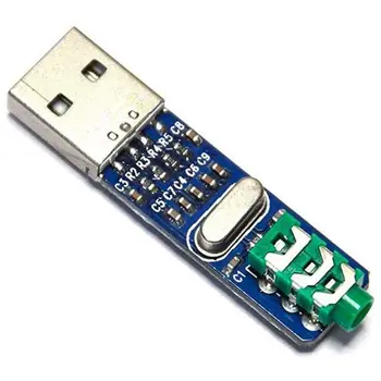5V USB Powered PCM2704 MINI USB Zvočno Kartico DAC Dekoder Odbor za PC