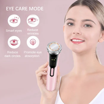 6 In1 EMS Pomlajevanje Kože Lepoto Obraza Massager Multi-funkcijo Mikro Trenutno Kožo Obraza Lifting Oči Gubam, za Nego Proti Staranju