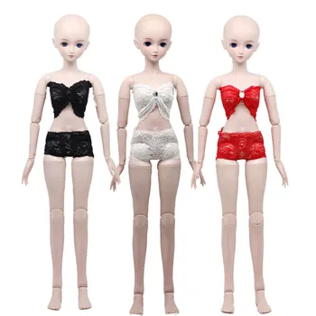60 cm Punčko Oblačila, spodnje Perilo, spodnje Perilo More Bikini Čipke Plaži Kopalke za Punčko Oprema DIY Obleko Gor Darila za Dekleta