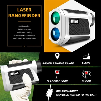 600m Golf Rangefinder za Lov Šport Senzor Magnet Laser Range Finder Teleskop Meriti Razdalje Merilnik