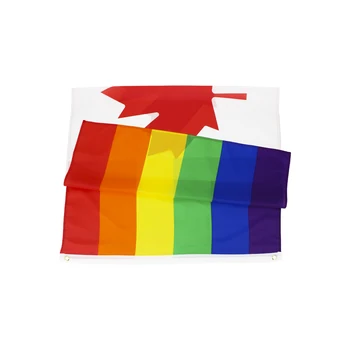 60X90/90X150CM LGBTQIA LGBT Mavrica Kanadski Gej Ponos Zastava Kanade