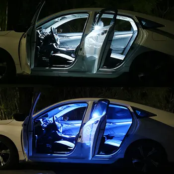 6pcs Za-2019 Citroen C4 Grand Picasso II Mk2 Bela Canbus Žarnice LED Avto Notranje Svetlobe Paket Komplet Tovorne Škatle za Rokavice Lučka