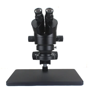 7-45X 3,5 X-90X Trinocular Stereo Zoom Big tabela stojalo Mikroskopa z 0.5 X 2.0 X Pomožni Cilj Objektiv+Nastavljiva LED Osvetlitev