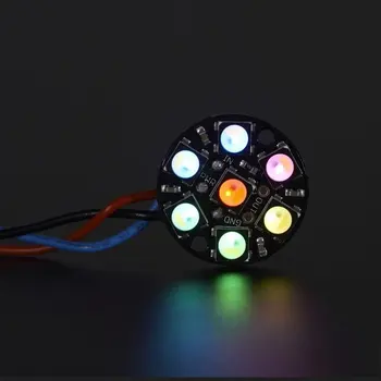 7-bitni SK6812 RGBW Krog Barvno Obroč Led Z Integrirano Vozniki Svetlobe Razvoj Odbor Lučka Panel Module