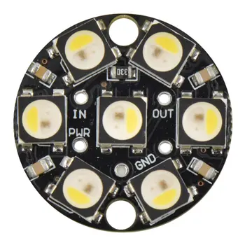7-bitni SK6812 RGBW Krog Barvno Obroč Led Z Integrirano Vozniki Svetlobe Razvoj Odbor Lučka Panel Module